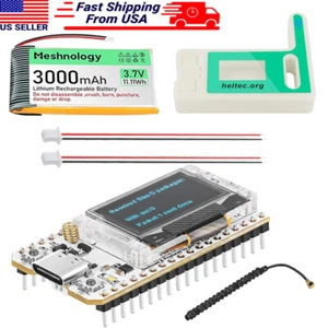 Placa OLED Heltec V3 ESP32 915 MHz LoRa V3 + Antena + Estuche + Batería para Meshtastic - Imagen 1 de 9