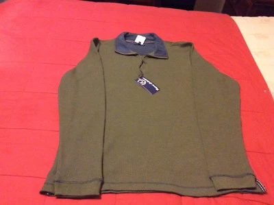 128 Report Collection 1/3 Zip Cotton Sweater Large New With Tags Men’s - Image 1 of 4