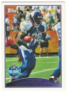 ADRIAN PETERSON 2009 Topps #291 PB  ID:16944
