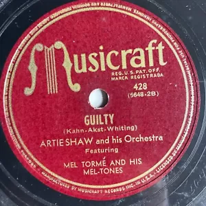 10" 78 RPM-Artie Shaw-Anniversary Song/Guilty/Musicraft 428 - Picture 1 of 4