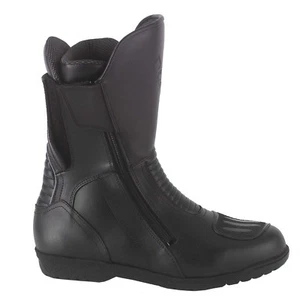 DIORA STRADA WATERPROOF MOTORBIKE MOTORCYCLE DOUBLE ZIP URBAN TOURING BOOTS - Picture 1 of 3