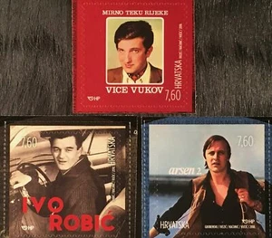 🔴CROATIA  2018 MNH Music Vice Vukov Ivo Robic Arsen Dedic 3v S/A Set Stamps🔴 - Picture 1 of 1