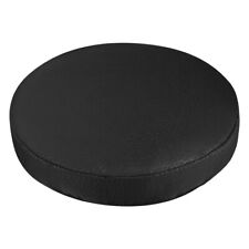 Housse de siège élastique tabouret de bar VORCOOL 33 cm protection de chaise ronde en coton (noir)