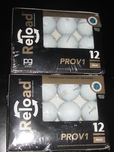 2x Reload PROV1 12-Pack Professional Golf Ball Titleist Recycled PRO V1 - Picture 1 of 1