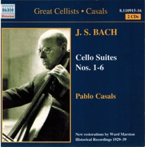 J.S.Bach Cello Suites Nos. 1-6 - Pablo Casals (CD 2000) 2 CD Set - Picture 1 of 2