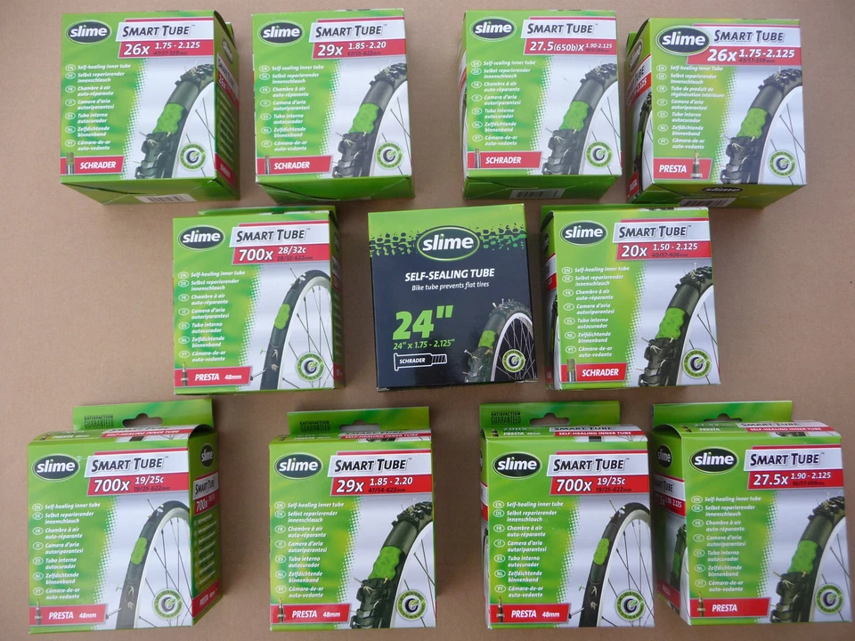 Slime Self Healing Bike Inner tube Innertube  20" 24" 26" 29er 700c 650b 27.5" - Image 1 of 1