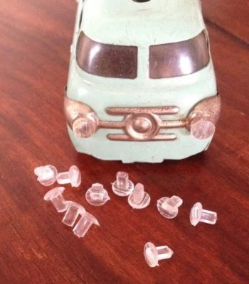 10x Schuco Oldtimer Opel 1228 Scheinwerfer Glas (auch 1036/1 Micro Racer Mercer) - Bild 1 von 4