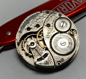 1910 Elgin EE. UU. 0 Talla Modelo 2 Estilo Caza 15 Joyas - Movimiento y Esfera - ¡Piezas! - Imagen 1 de 10