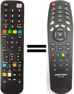 Telecomando gia' programmato per decoder UNITED - Foto 1 di 1