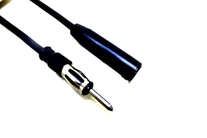 1 m Auto Antennen Verlängerung Kabel DIN Anschluß TOP QUALITÄt für PKW - Bild 1 von 1