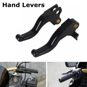 For 1996-2017 Harley Dyna Wide Glide Street Bob Fat Bob Low Rider Hand Levers - Picture 1 of 5