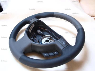 Lenkrad neu beziehen für Opel Corsa C, Meriva Combo-  Lederlenkrad -  BICOLOR - Bild 1 von 4