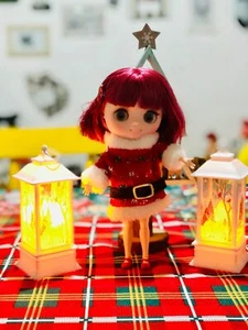 8" Middie Blyth Doll rose Red short hair Neo 1/8 bjd Joint Body Hand gesture - Picture 1 of 7
