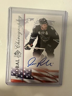 Joe Pavelski 2015-16 SP Authentic Global Chirography USA Sharks #USA-JP Auto - Image 1 of 2