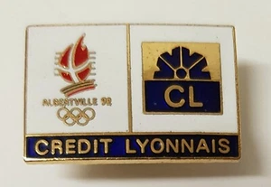 1992 Winter Olympics Albertville Pin Badge - Credit Lyonnias🌵 - Picture 1 of 2