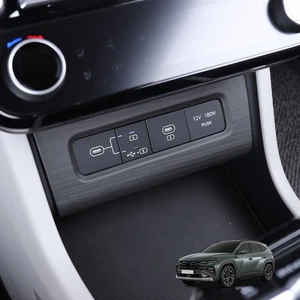 ABS Innen USB Eingang Abdeckung Blende Für Hyundai Tucson NX4 2025 Zubehör - Picture 1 of 5