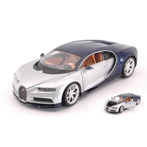 WELLY WE24077SB BUGATTI - CHIRON LE PATRON 2016 - SILVER BLUE - 1/24