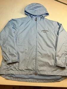 Giacca a vento leggera con cappuccio vintage UNC Carolina taglia XL marca Vantage - Foto 1 di 8