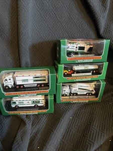Five Hess Mini Truck Set - Picture 1 of 4