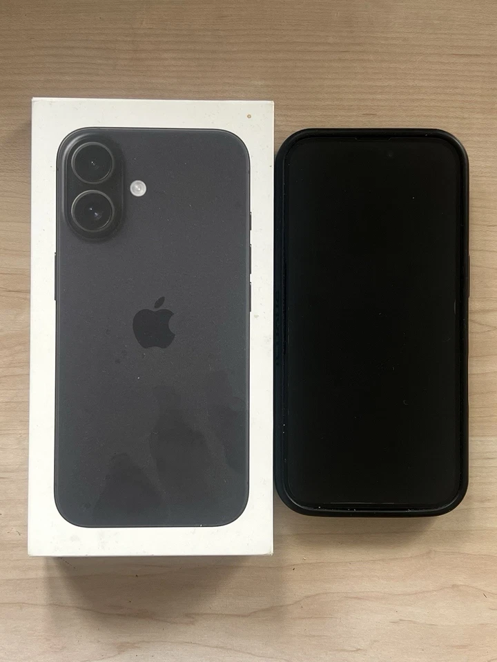 iPhone 16 Schwarz 128GB – geöffnet, aber wie neu und kaum benutzt - Bild 1 von 1