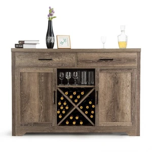 Buffet Cabinet Sideboard Console Storage Cabinet side Cabinet W/Two Drawers - Picture 1 of 5