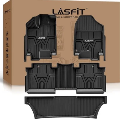 LASFIT Floor Mats for Honda Odyssey 2026 2025 2024 2023 2022 2021 2020 2019 2018 - Image 1 of 4