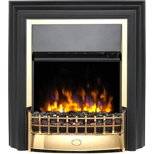 Dimplex Cheriton Deluxe Freestanding Optiflame Electric Fire - Brass CHT20X-BR - Picture 1 of 9