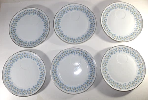 Meridian Fine China 6 Concordia 3503 Tea Plates Japan Richard Rummonds - Picture 1 of 4