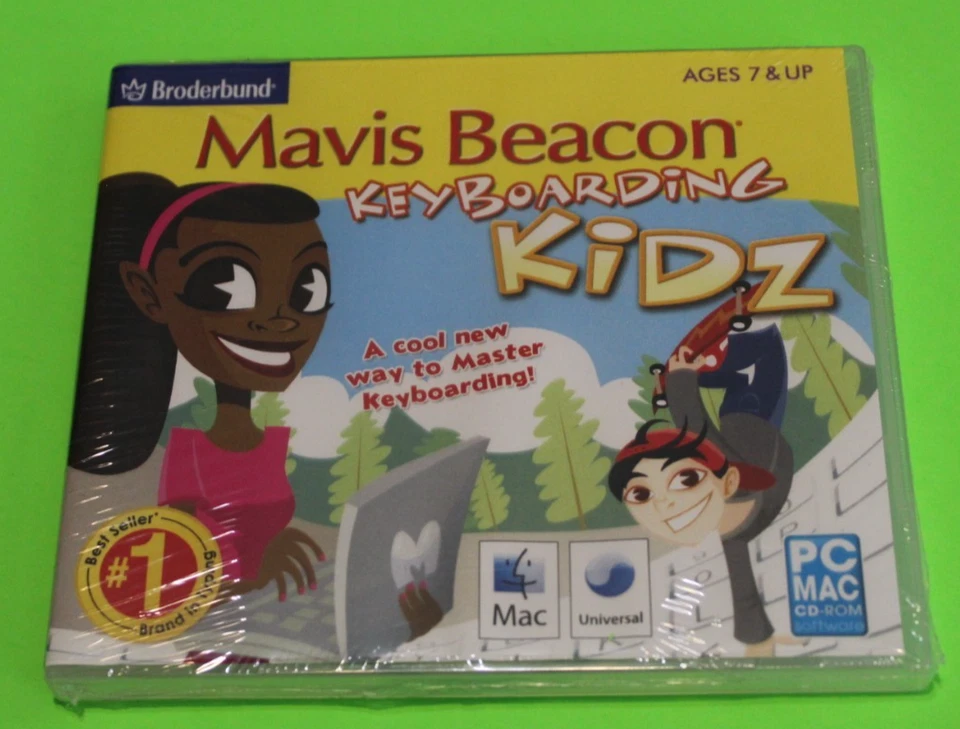 Mavis Beacon Keyboarding Kidz - Teaches Kids Typing Skills PC Software - NEW! - Image 1 of 3