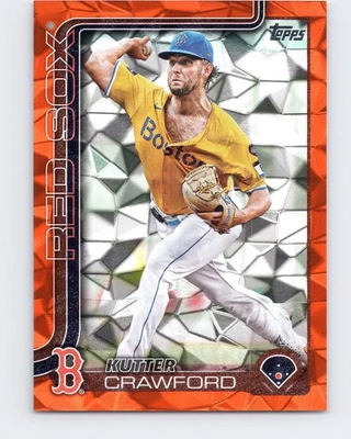 2025 Topps Series 2 - Kutter Crawford #515 17/25 Orange Diamante Foil - Image 1 of 2