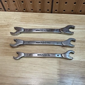 Juego de llaves combinadas de trinquete métrico Alden 3 piezas - 10-12, 13-14, 15-17 mm - Usado - Imagen 1 de 9