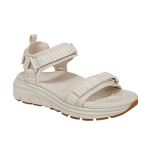 Sandalias de plataforma Vionic Walk Max Wanderer punta abierta para mujer 8,5 beige planas - Imagen 1 de 12