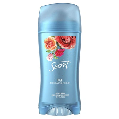 Secret Invisible Solid Antiperspirant and Deodorant, Rose Scent, 2.6 oz - Image 1 of 2