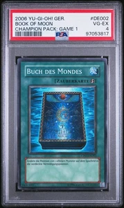 Pokemon Book Of Moon 2006 Yu-Gi-Oh! Champion Pack GERMAN #DE002 PSA 4 - Picture 1 of 2
