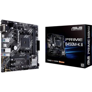 Płyta główna Asus Prime B450M-K II micro ATX AMD Ryzen AM4 4x DDR4 - Zdjęcie 1 z 8