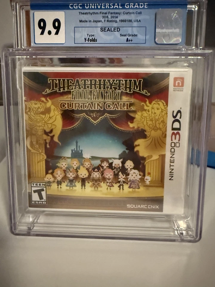 Graded 9.9 The Athrythm Final Fantasy Curtain Call For Nintendo 3DS - Image 1 of 1