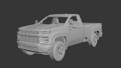 1/43 Scale 3D Printed Chevy 3500 Reg Cab Kit - Image 1 of 4