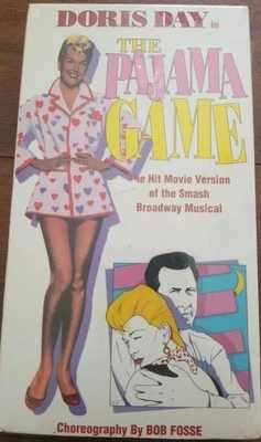 DORIS DAY THE PAJAMA GAME VHS MOVIE TAPE Vintage VCR Brand New Sealed - Image 1 of 3