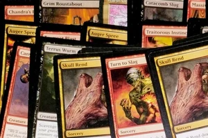 Red Black MTG Custom Aggro Damage Deck Magic The Gathering Elite Modern - Picture 1 of 1