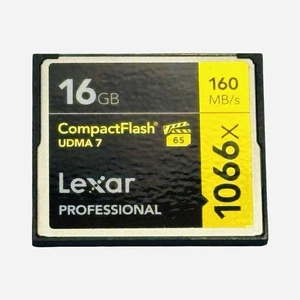 Lexar Professional 16GB 1066x Compact Flash UDMA 7 Memory Card Tested & Working - Picture 1 of 1