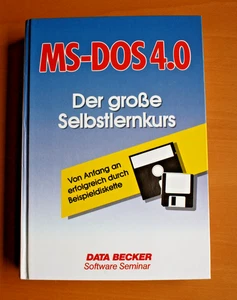 MS-DOS 4.0 - Duży kurs samouczenia się - Seminarium DATA BECKER z dyskietkami książek - Zdjęcie 1 z 15