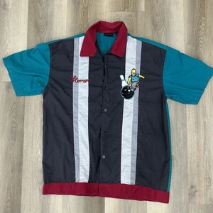 Vintage 2002 The Simpsons Bowling Springfield Bowlarama Shirt Herren XL - Bild 1 von 7