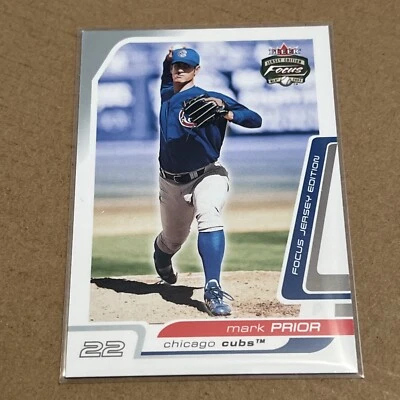 2003 Fleer Focus Jersey Edition - #39 Mark Prior Chicago Cubs (RC) - Image 1 of 2