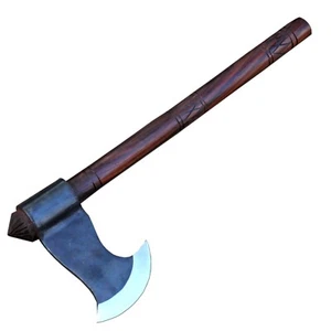 19 inches Long Axe- Hand forged Viking Axe-Tactical Tomahawk-Throwing Axe-sharp - Picture 1 of 9