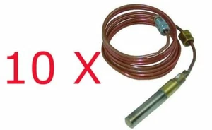 10 X TERMOPILA TORNILLO COAXIAL, 60" 250-750 MV reemplaza Robert Shaw 1951-560 - Imagen 1 de 2