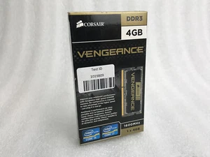 Corsair *UNOPENED* 4GB RAM SO-DIMM CMSX4GX3M1A1600C9 DDR3-1600MHz PC3-12800S - Afbeelding 1 van 4