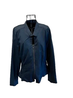 RENUAR Women’s Stretch Zip Jacket With Zip Pockets & Lg Sleeves in Spruce SZ 16 - Image 1 of 4