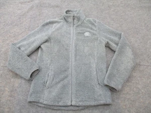 North Face Jacket Womens Medium Blue Fleece Full Zip Outdoor Windbreaker - Picture 1 of 10