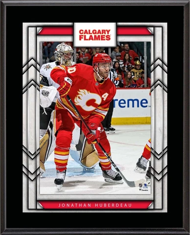 Jonathan Huberdeau Calgary Flames 10.5" x 13" Sublimated Player Plaque Cover