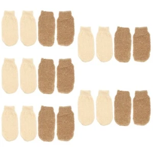 Guantes de ducha corporales de lavado de viaje en casa 4 piezas guantes de espuma ricos ducha hogar - Imagen 1 de 12